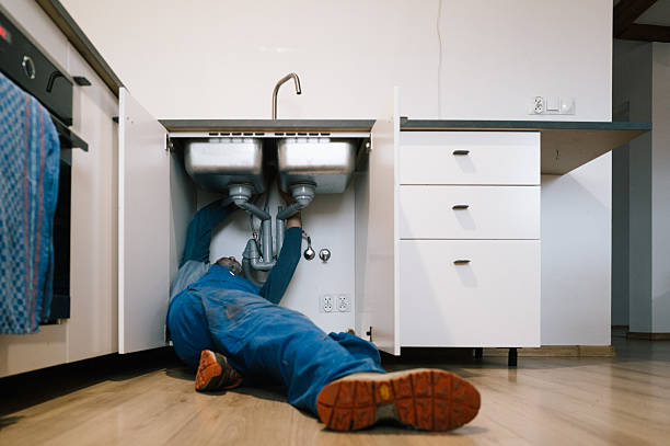 Professional Drain Cleaning technician working in Spring Valley, WI